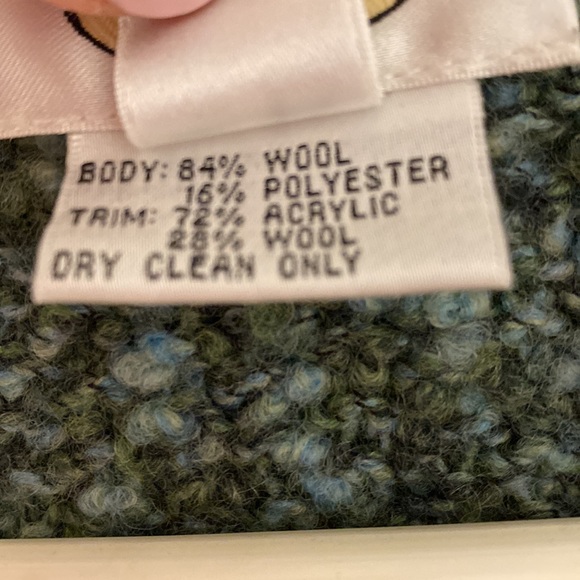 Wool blend cardigan sweater - Picture 4 of 4